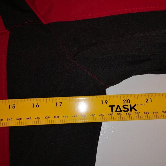 Free Country Ladies Size Small Red w/ Black Fleece Lined Full Zip Hooded Jacket - Picture 9 of 12